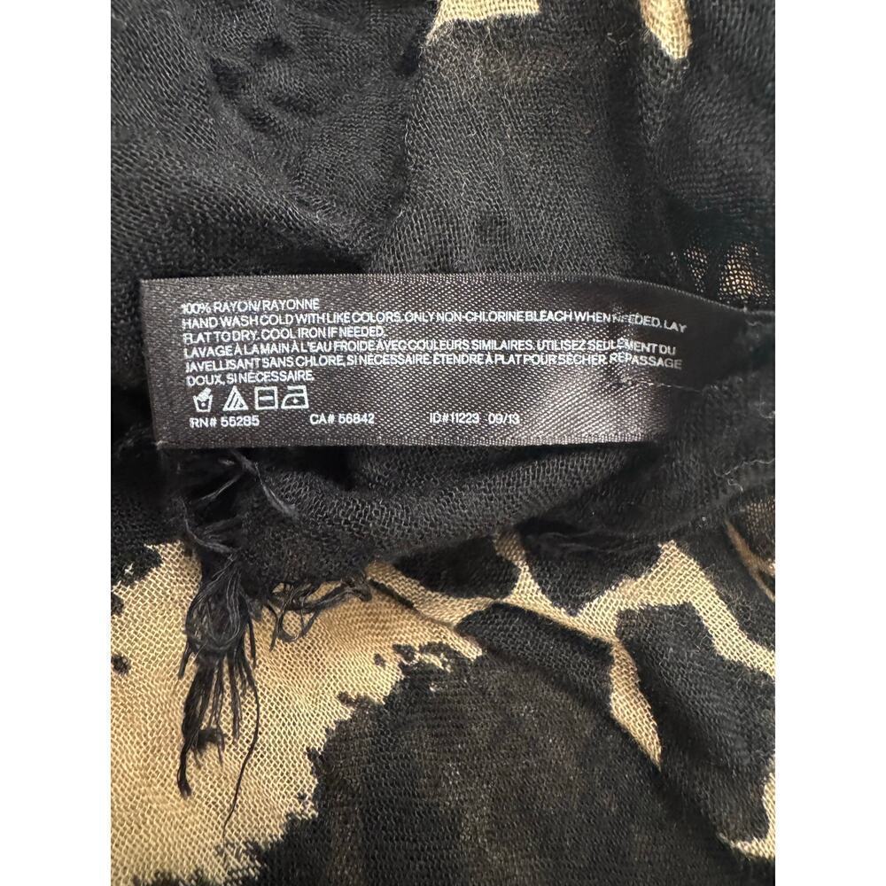 Express Leopard Tiger Animal Print Lightweight Open Shawl Wrap Scarf One Size - Picture 3 of 6